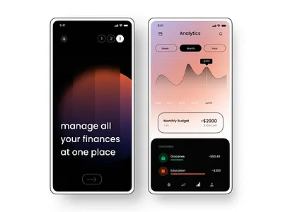 Mobile App User Interface Design app branding design graphic design illustration logo modern typography ui ux vector