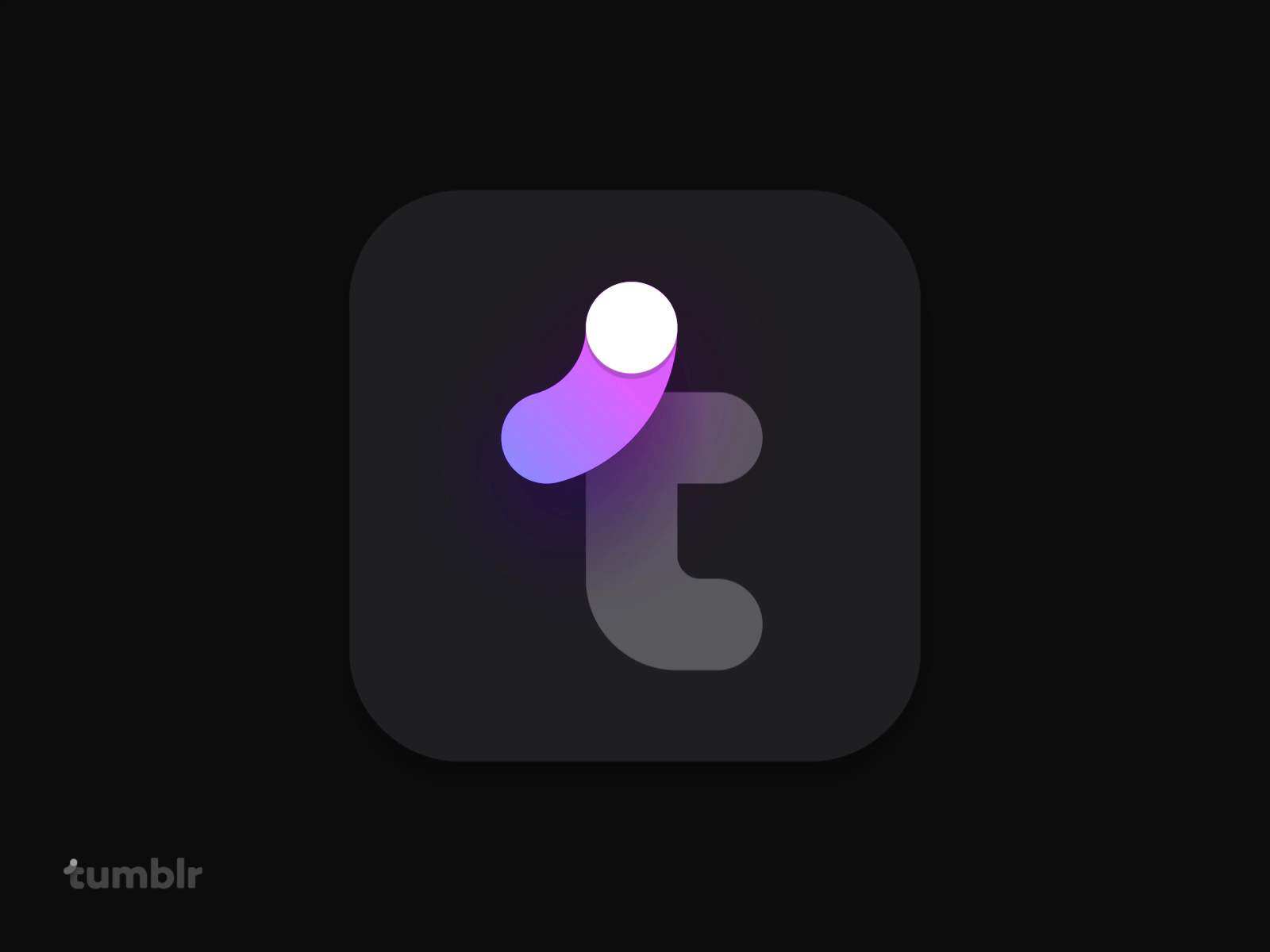 Design a new Tumblr app icon by creaziz on Dribbble