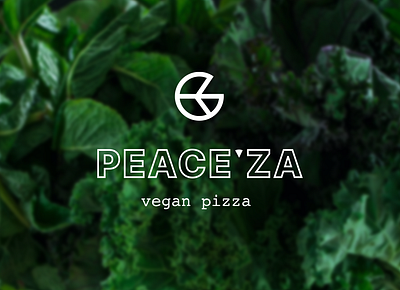 Vegan pizza identity concept branding identity design logo logo design