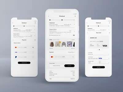 Credit Card Checkout - Daily UI 002 achromatic app checkout credit card daily ui design graphic design minimal ui ui design ux
