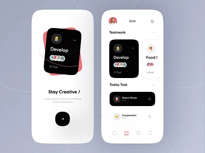 Work Planning App - To Do ali majlessi analythics app branding clean emoji flat majlessi minimal mobile mobile ui oniex progress project management task manager to do app to do list todo trend ui