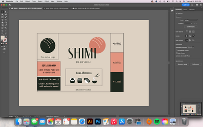 Shimi's Brand Card branding design graphic design logo