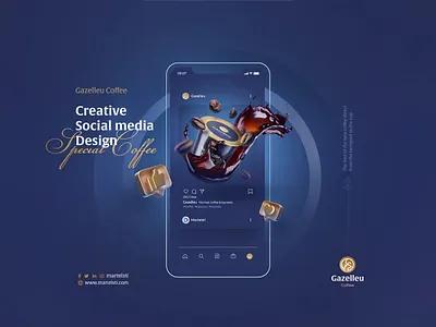 Gazelleu | The best Coffee & Espresso brand brand identity branding coffee design graphic design illustration logo ui ux vector
