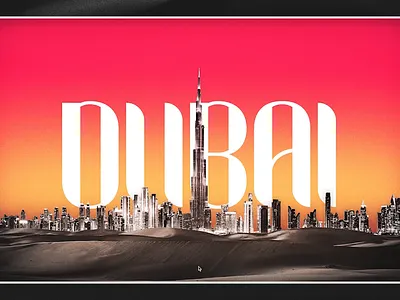 Visit Dubai Web Design Concept animation figma interactions prototyping uiuix web design