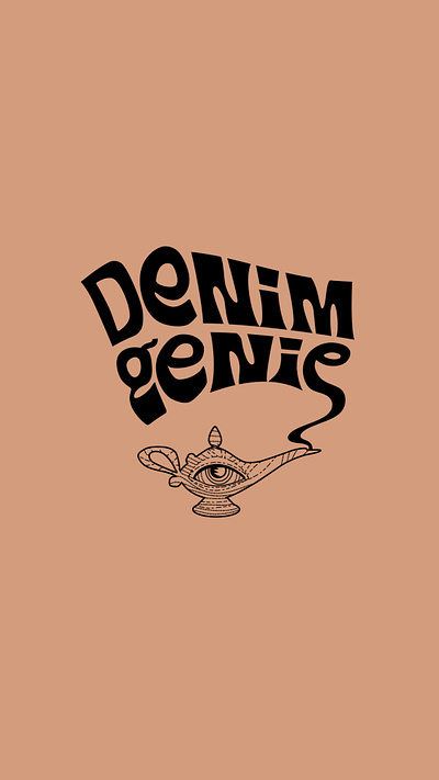 Denim Genie band merch illustration illustrator music