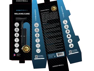 🦯 Walking Cane Dieline Box – Sleek & Functional Packaging📦✨ accessibility adobeillustrator boxdesign brandidentity branding cardboardbox dielinedesign elderlycare graphic design healthcarepackaging luxurybranding medicalsupplypackaging minimalistdesign packagingdesign premiumpackaging productpackaging recyclablematerials retaildesign sustainablepackaging walkingcane