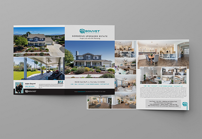 Bouvet Real Estate Group 11x17 Listing Brochure branding design graphic design illustration