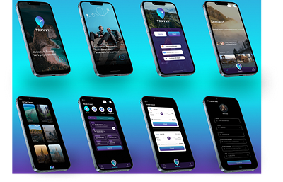 Fintech Travel Mobile App Design app app design apple login branding design ecommerce facebook login fintech app design fintech travel app google login graphic design login sign up logo plan trip search location social login tour app design travel app design ui ux