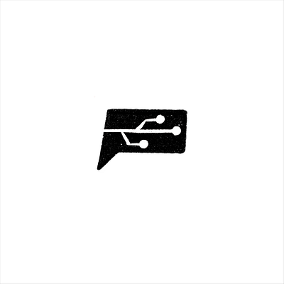 Tech Talk Logo calendly chat design developer logo talk tech tech talk ui