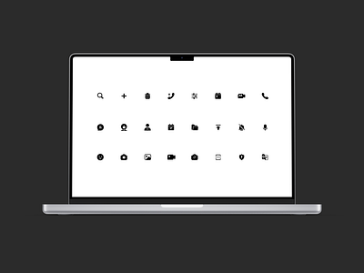 Icons design ui