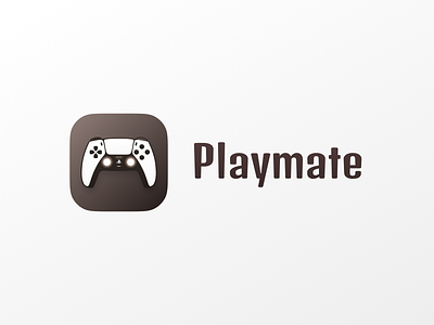 Playmate! brand branding console game gaming icon icons illustration logo logo design mark play playstation psp remote saas stick symbol