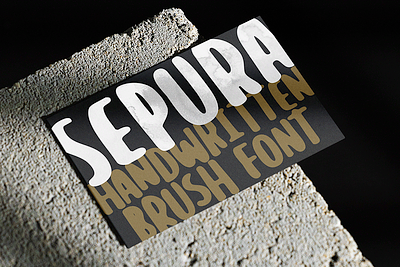 Sepura Light - Free Hand Drawn Font brush font display font free free font freebie hand drawn type typeface