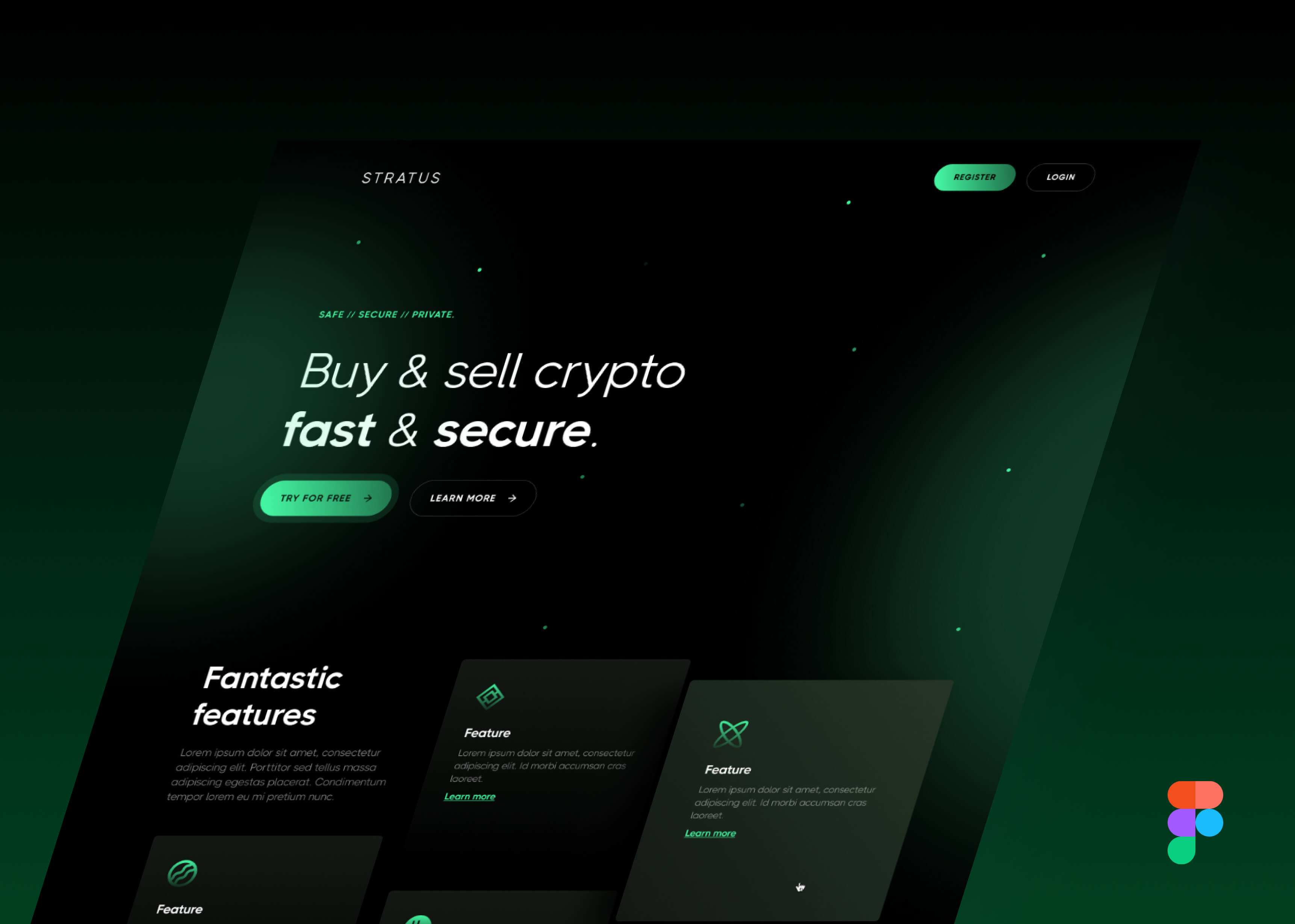 Crypto Website Design