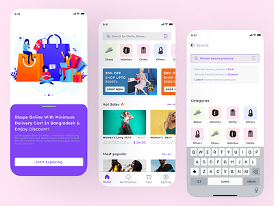 E-commerce - Mobile App appui design e commerce mobile app fashionapp mobile mobile app mobileapp shopui ui uidesign uiux userinterface