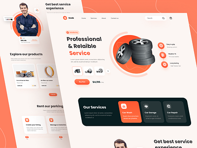 Car repair Landing page design auto parts automobile automobile parts automotive car car rentals car repair car shop car wash cars ecommerce electric car electric vehicle garage online shop parts shop repair repair service service vehicle