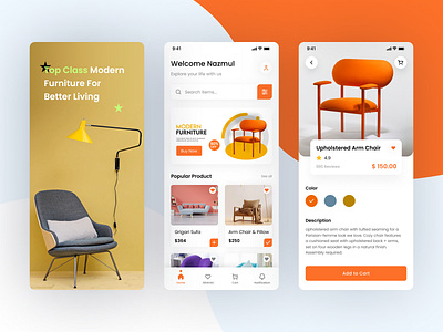 Furniture e-commerce mobile app app design furniture furniture app furniture app design furniture ecommerce furniture landing page furniture store furniture ui design mobile app