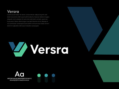 Versra Logo - Logo Design - Brand identity brand brand identity branding design icon identity letter logo logo logo design logo mark logodesign mark modern logo typography vector