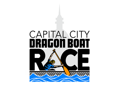 Dragon Boat Sticker Concept logo shirt sticker
