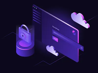 Interface web - API illustration vector