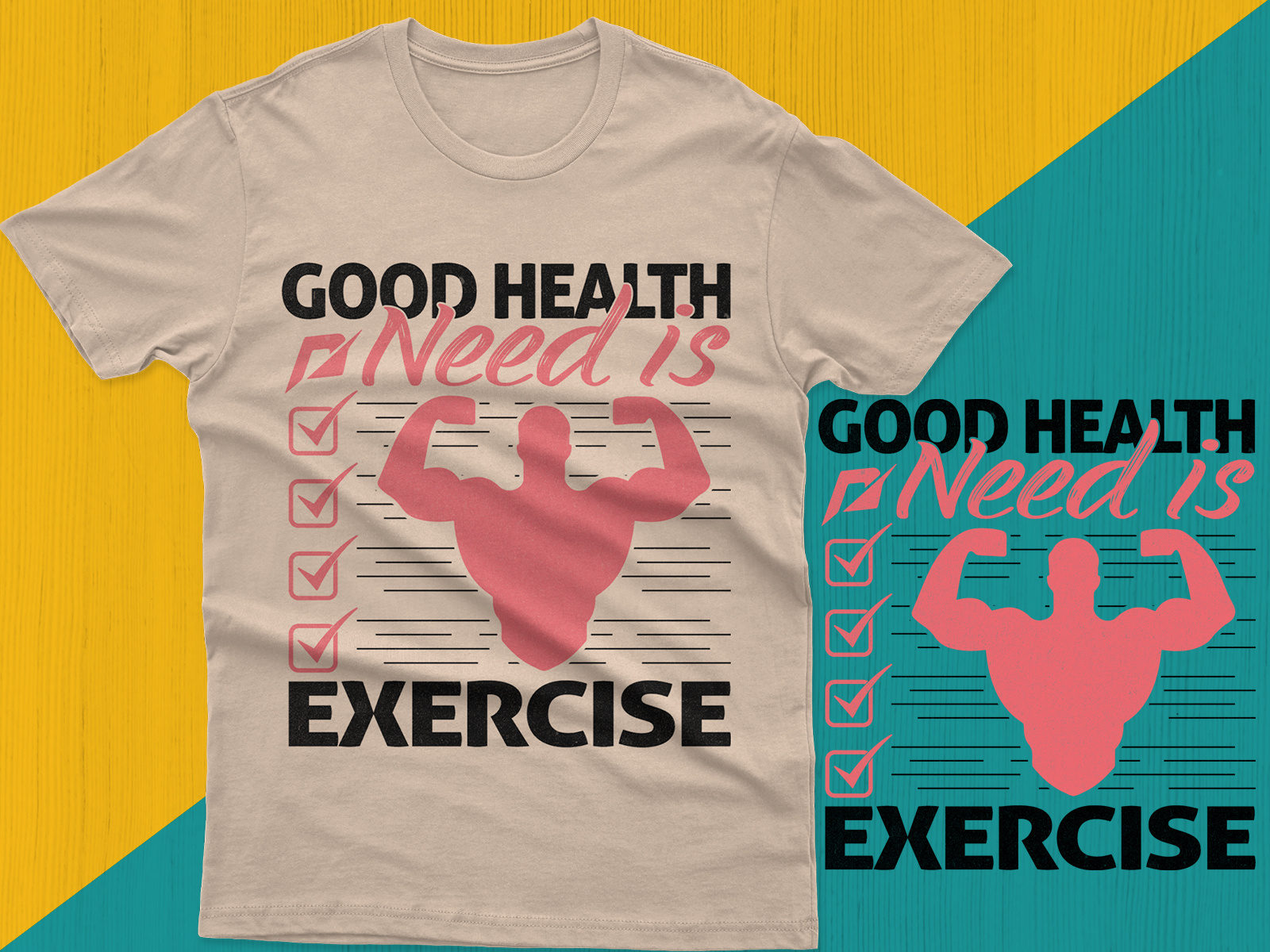 Gym TShirt Design by Basir Designer on Dribbble