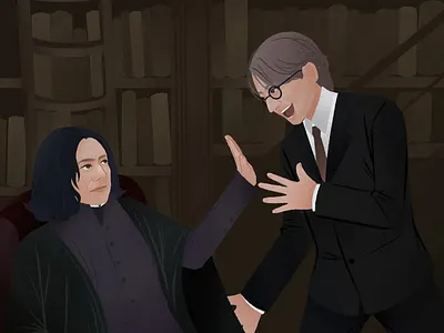 My imagination of Harry Potter adventure branding illustration movie