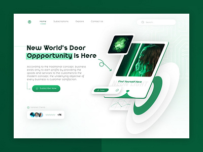 Social Network Web Ui Design | Figma To Wordpress 3d design elementor figma graphic design graphicdesign green hero section illustration landing page ui uidesign uiux uxdesign web webdesign webdesigner website websitedesign wordpress