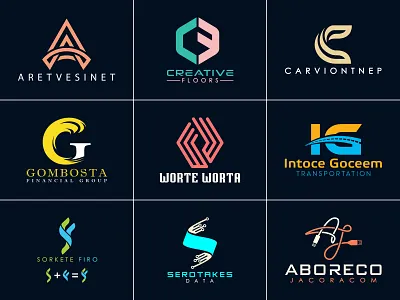 Logo Design / Modern Logo / Brand / Branding / n o p q r s t u v w x y z