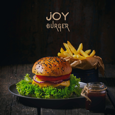 Joy Burger Content Design branding content design design graphic design logo tasarı
