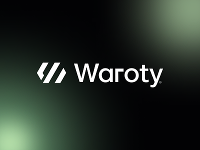 Waroty® Logo arrow blockchain brandbook branding coding crypto developer education engineer graphic design identity it logo network nft pattern programming software tech training
