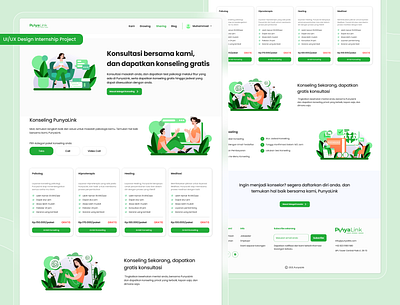 Counseling - Landing Page Web Design appdesign counselingdesign dailyinterface dribbble dribbbleshot madewithfigma ui gradient uidesign uidesignpatterns uiinspiration uiinteraction uiltimateuiux uitrends uiux uiuxdesign uiuxmaster userinterface uxbrainy uxdesign websitedesign