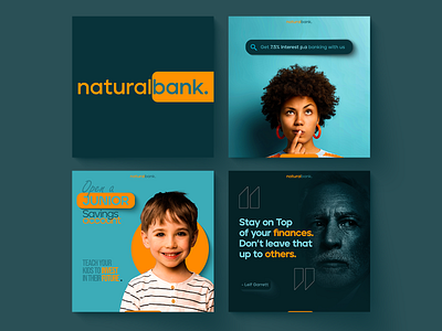 Natural Bank (Demo) graphic design social media design