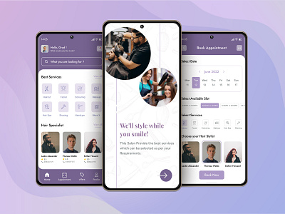 Salon Management Application appview beauty product codeflash infotech haircuts hairdresser hairstyles makeup professional saloon salon apps skincare treatment ui ux