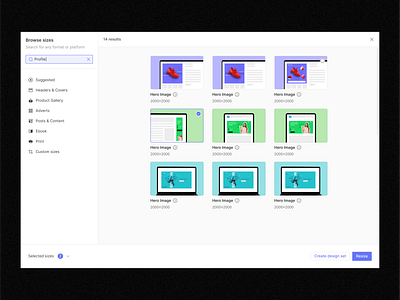 Browsing multiple sizes admin interface admin panel dashboard dashbord design system interface menu modal modals navigation pop up popup preferences product design settings ui design uiux user user experience ux design