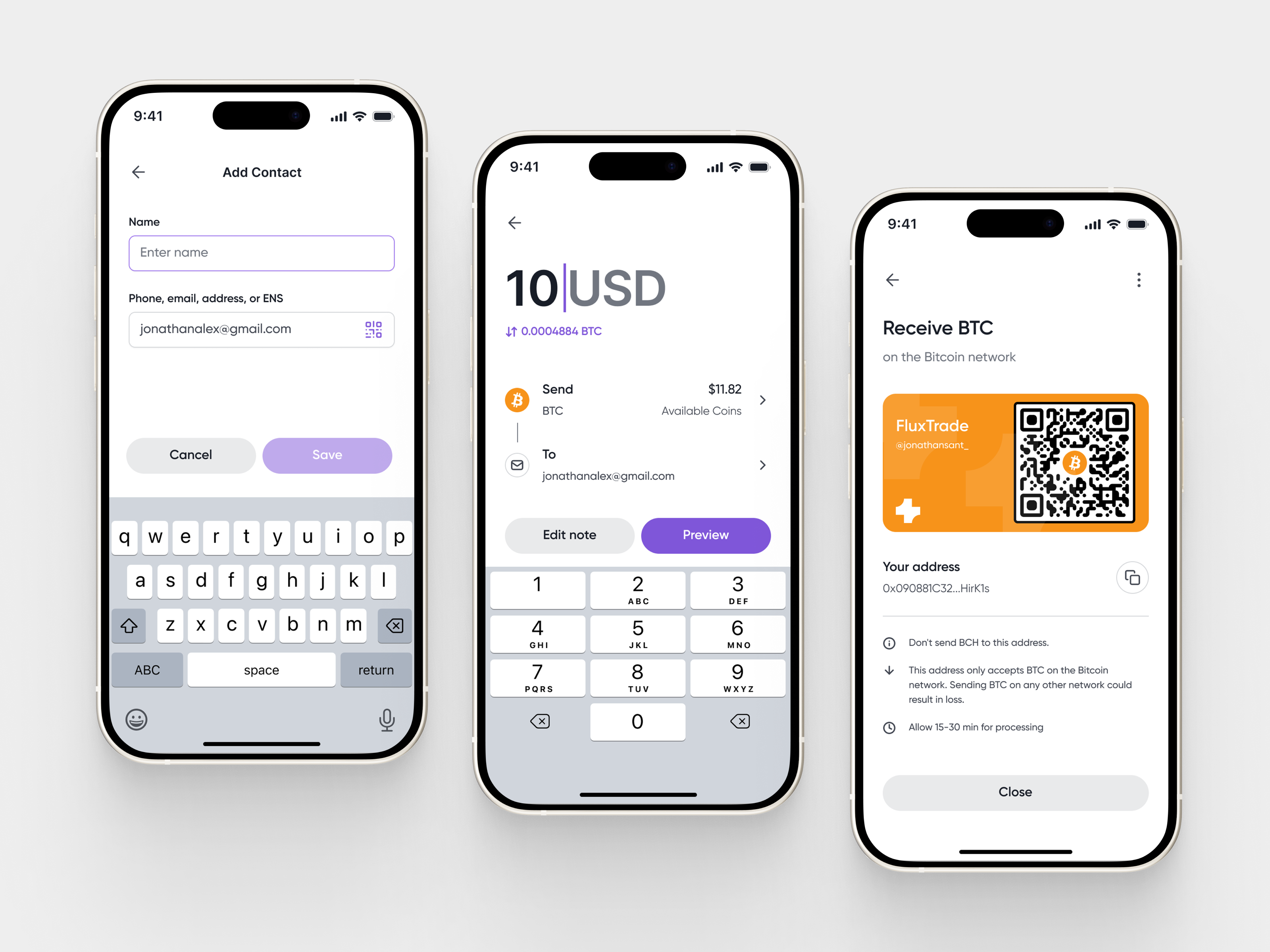 Example of UI/UX Design Medium Package