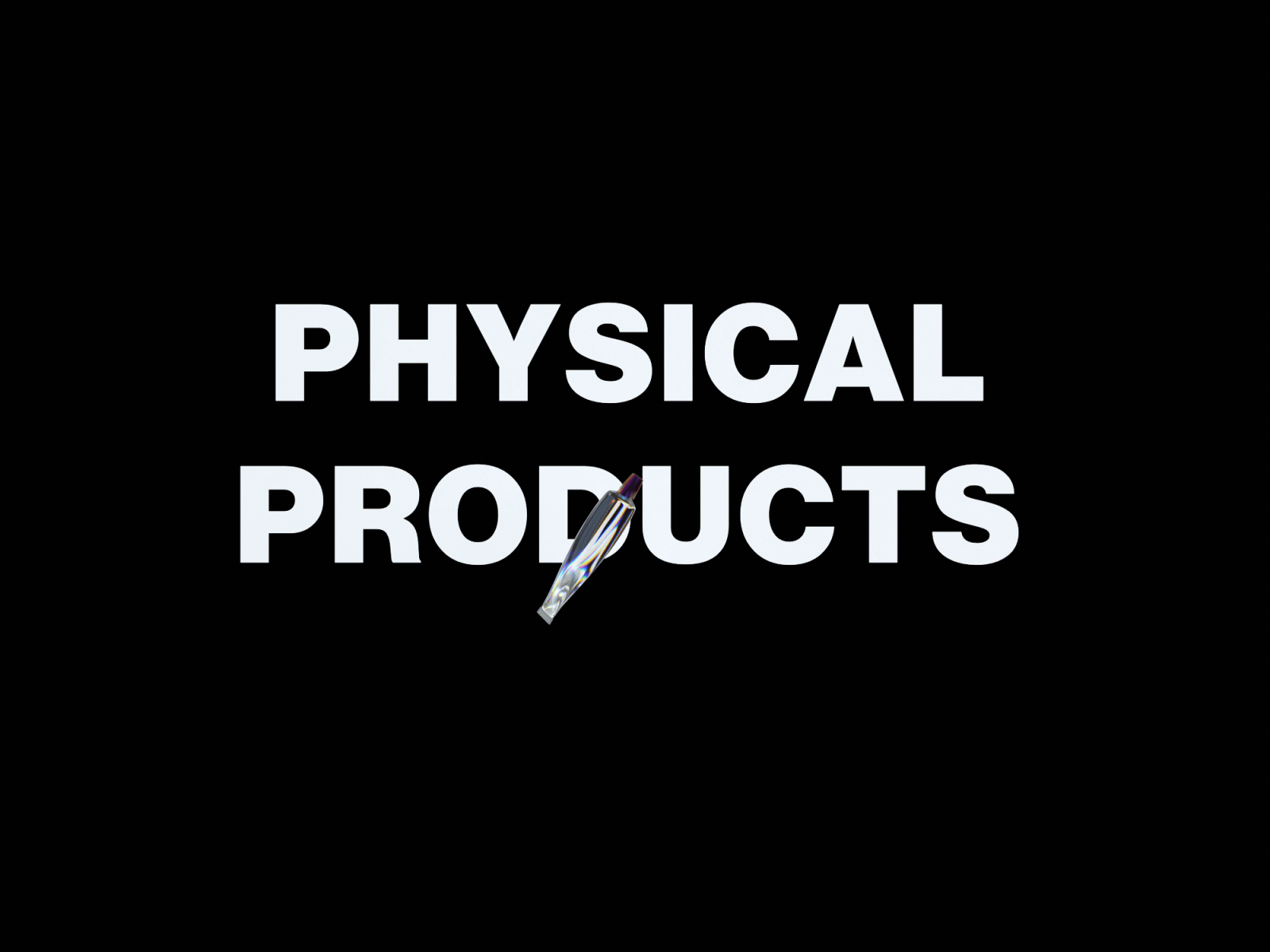 Physical product animation UCRAFT 3d animation branding design glass graphic design illustration motion graphics tube