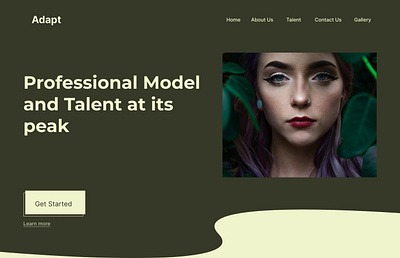 Hero section design figma hero section landing page ui