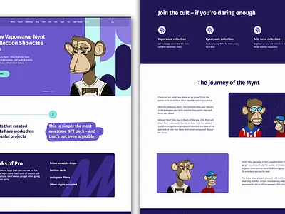 NFT website best web design creative web pages design frontend graphic design illustration landing page design landing pages logo ui
