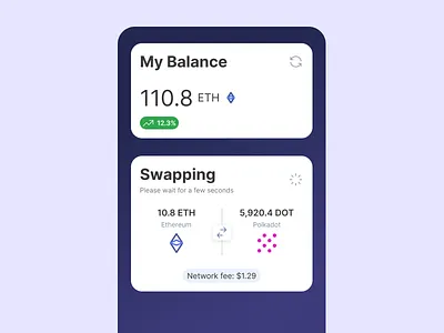 Crypto Concept activity app crypto design etherum ui ux