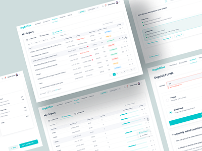 BuySell - Text Web App Design admin dashboard admin interface admin panel admin template analytics dashboard buy buy sell chart crm dashboard dashboard design design interace modern app sell user interface