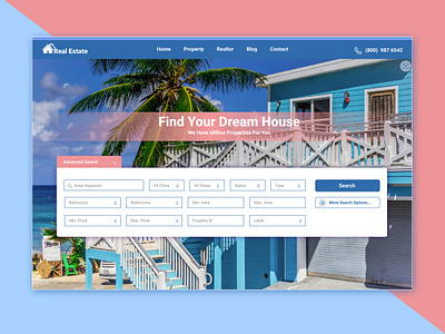 Real Estate Advanced Search Daily UI 022 022 advanced search daily ui daily ui 022 real estat advanced search real estate real estate search search bar ui 022