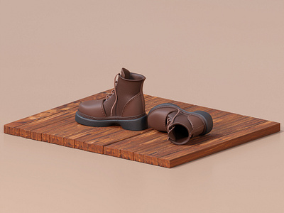 shoes 3d illustration shoes