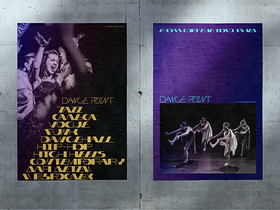 Dance Point — posters and branding. branding design font logo neon posters typeface typography плакат постер