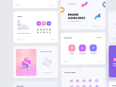 Branding - Baby products online store agency branding baby store brand guidelines brand identity brand identity design brandbook branding color palette guidebook guideline identity logo system logotype manual online shop style guide typography visual identity