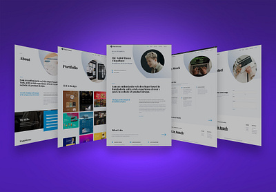 Portfolio WordPress Website wordpress agency design wordpress portfolio website