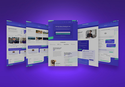 Financial Advising Agency WordPress Website wordpress agency design