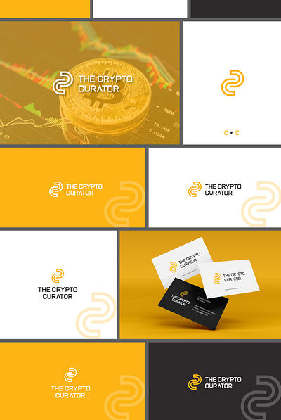 Crypto Curator Logo Design behance project bitcoin branding business logo c cc logo crypto logo design dribble shot graphic design illustration logo logo design logo types modern ui ux vector