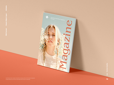 Free Branding Magazine Mockup magazine mockup