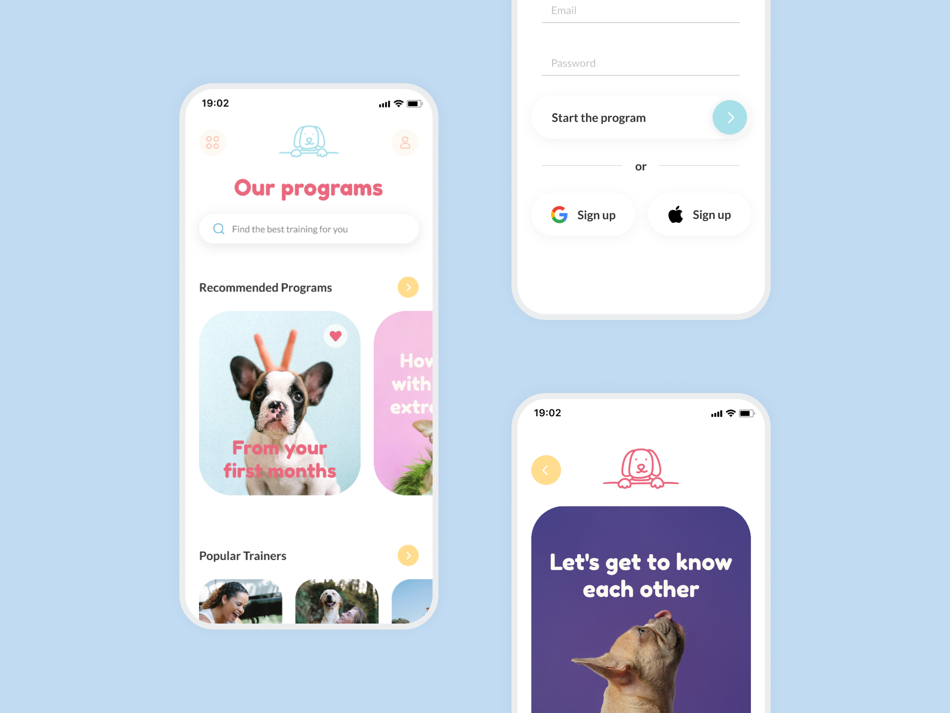 Example of The Petts App