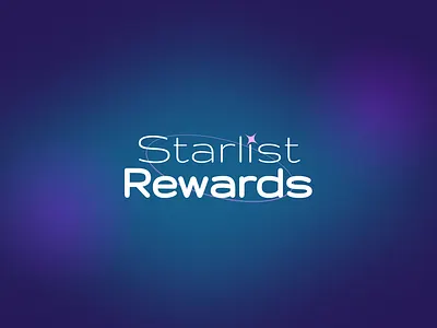 Starlist rewards logo nft clean ui ux website