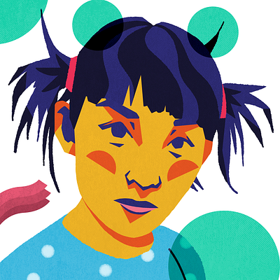 Flat Art animation branding